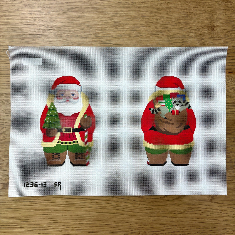 Woodsman Santa, 2 Sided - 13 mesh