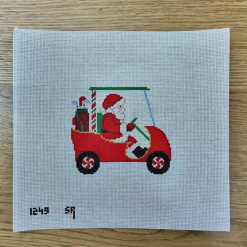 Golf Cart Santa - 18 mesh