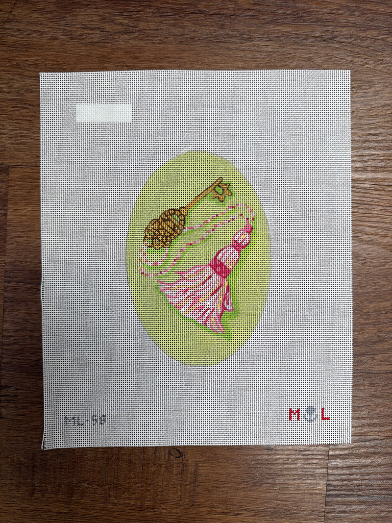 Pink Tassel with Key