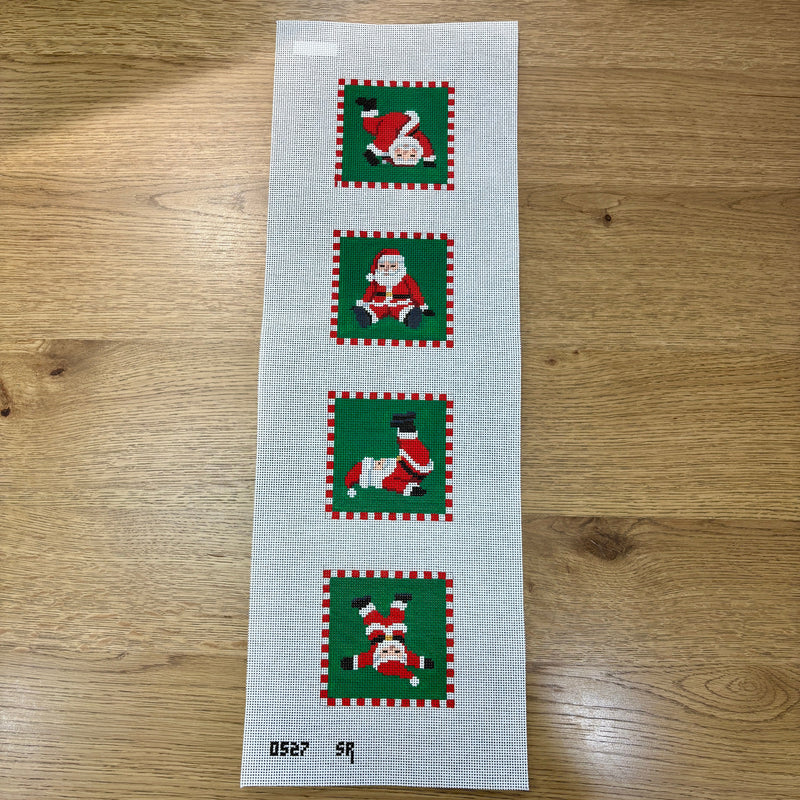 Tumbling Santas, Coaster Set