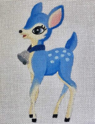 LEFT BLUE REINDEER