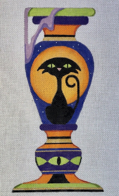 HALLOWEEN CANDLE HOLDER 10"