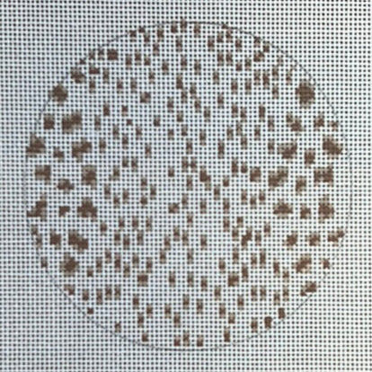 French Dots Round-Tan