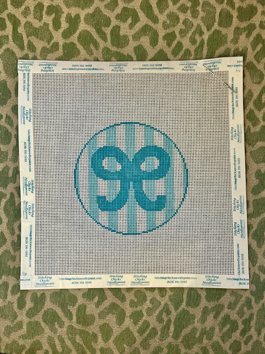 Sweet Stripes Bow Kit - Aqua