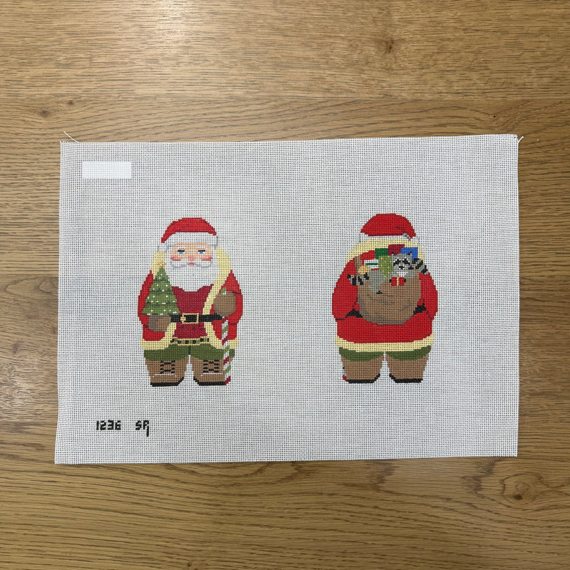 Woodsman Santa, 2 Sided - 18 mesh