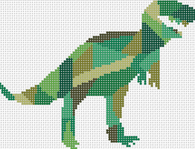 Green T-rex Dinosaur (includes stitch guide)