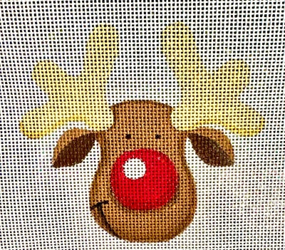 RUDY REINDEER ROUND ORN