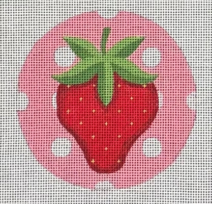 STRAWBERRY PINK DOT ORN