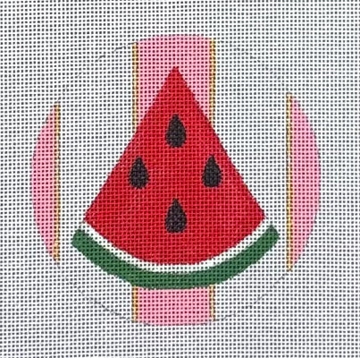 MELON PINK STRIPE RND