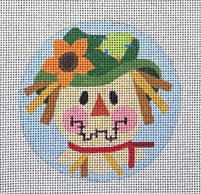 SCARECROW ROUND ORNAMENT
