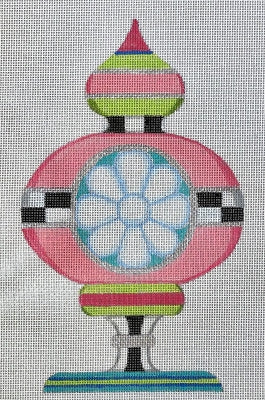 8.5 PINK GREEN FINIAL