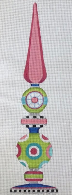18 PINK GREEN FINIAL