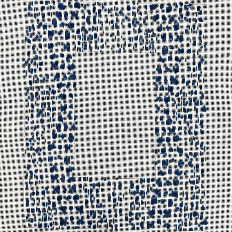 French Dots Picture Frame-Navy (13 mesh)