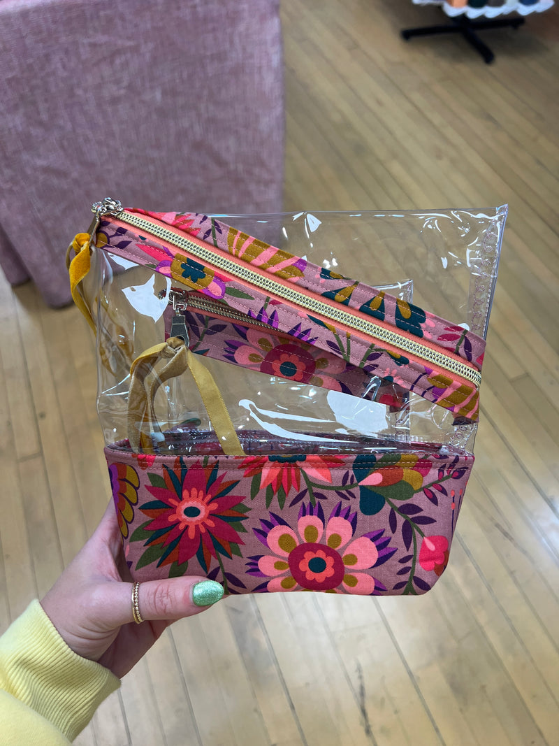 Small Stand-up Gusseted Project Bag with Bonus Pouch