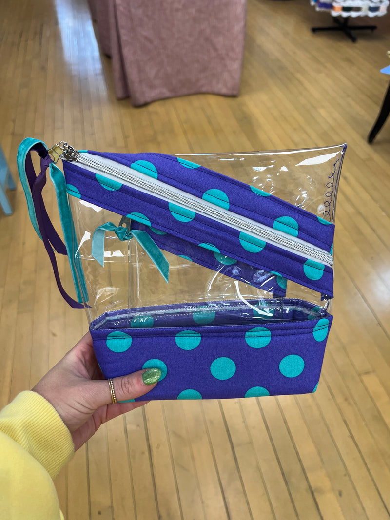 Small Stand-up Gusseted Project Bag with Bonus Pouch