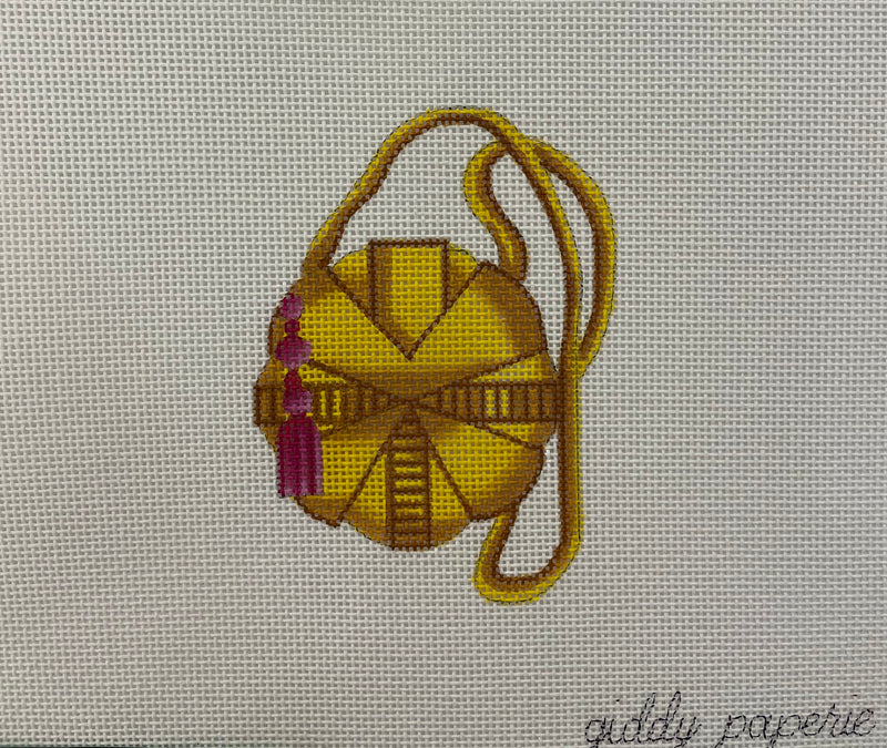 Round Wicker Crossbody