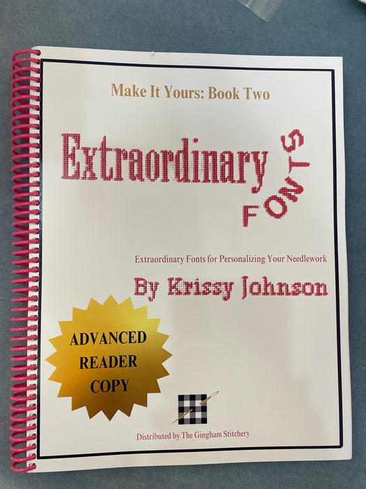 Make it Yours: Book Two Extraordinary Fonts by Krissy Johnson