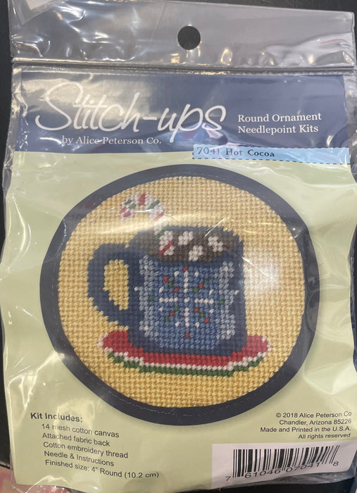 Stitch & Zip -Hot Cocoa Ornament
