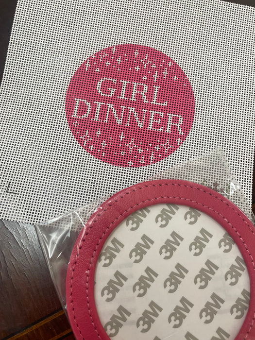 Magnetic Round w/Canvas