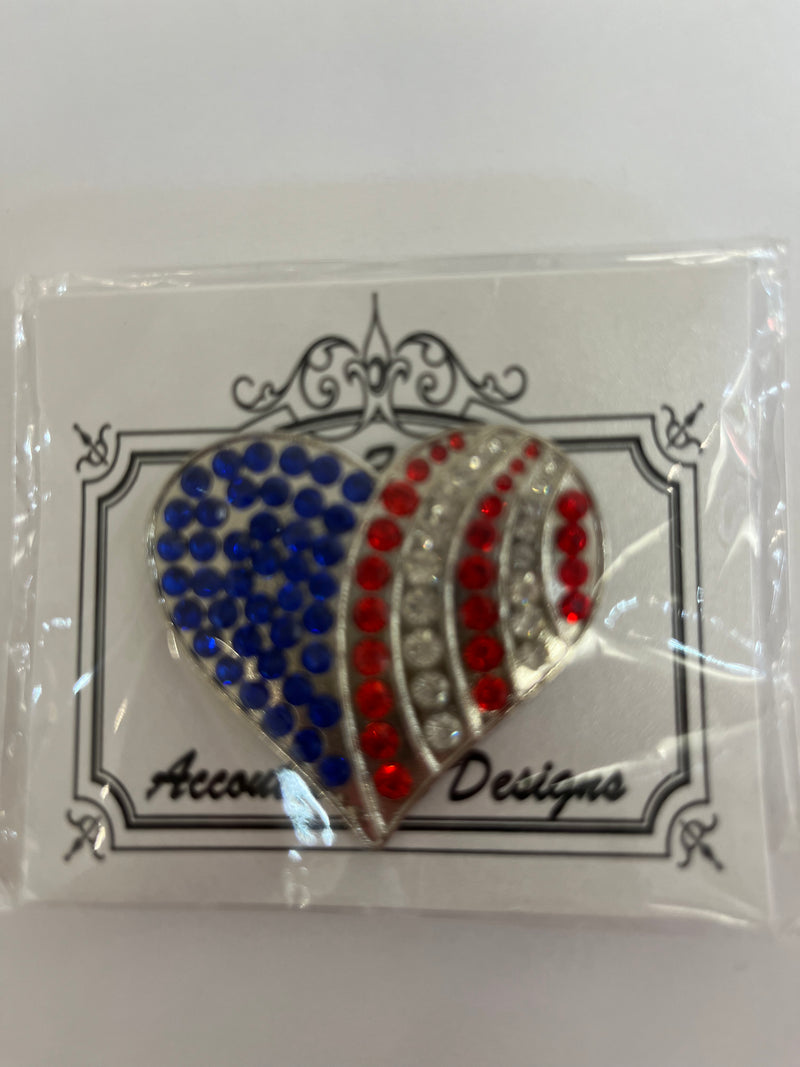 USA Flag Heart