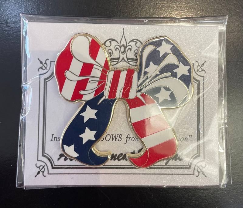 Patriotic Bow Needle Minder