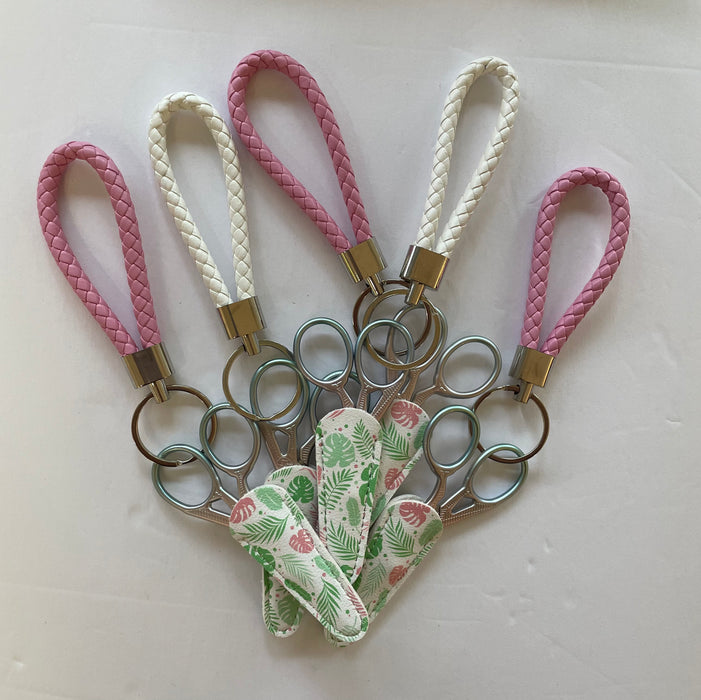 Scissors with Victoria Whitson Needlepoint Sheath