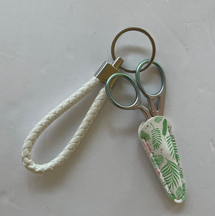 Scissors with Victoria Whitson Needlepoint Sheath