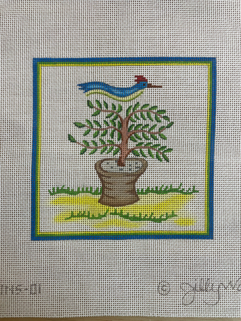 Insert – Bird in Topiary