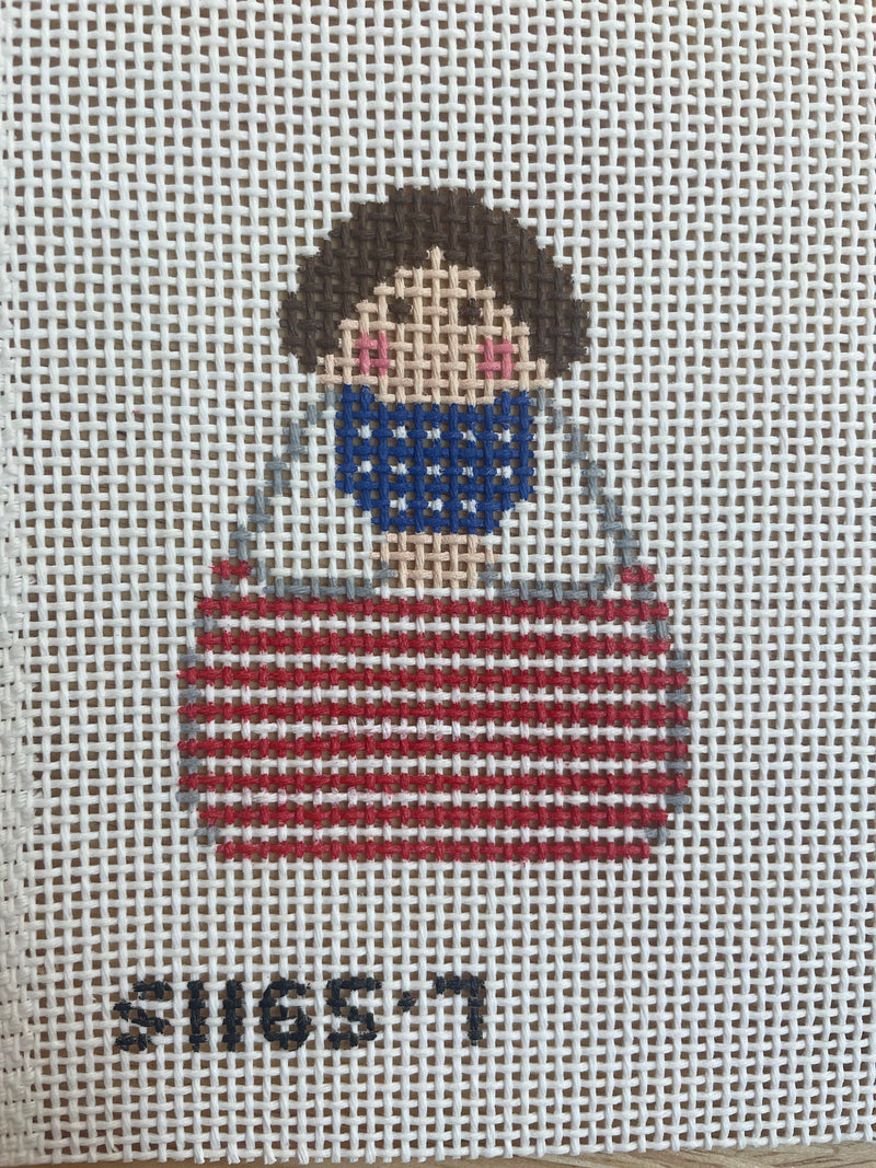 Red White Stripe Angel