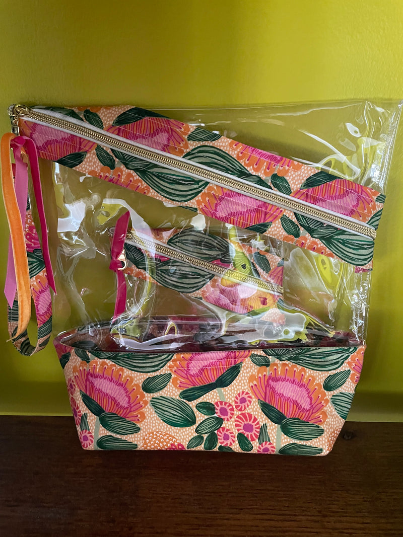 Stand-up Gusseted Project Bag with Bonus Pouch
