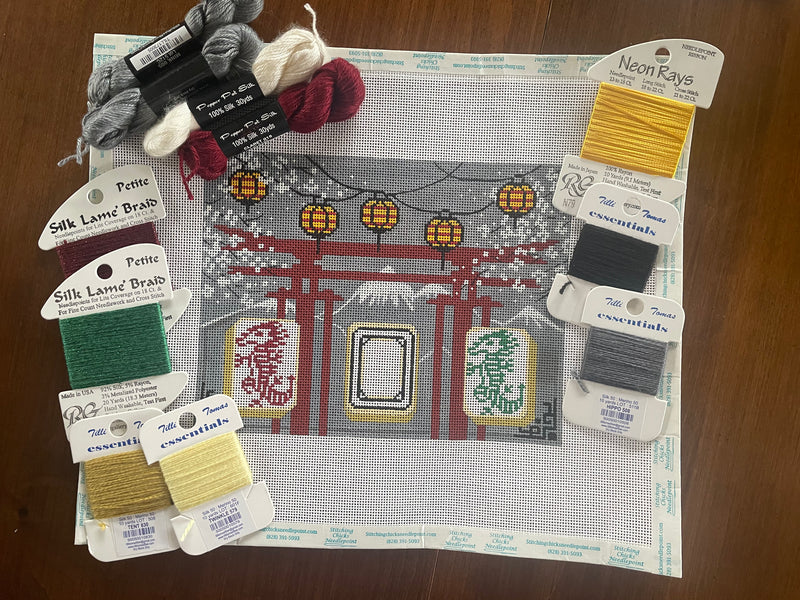 Grey Pagoda Mah Jongg Kit