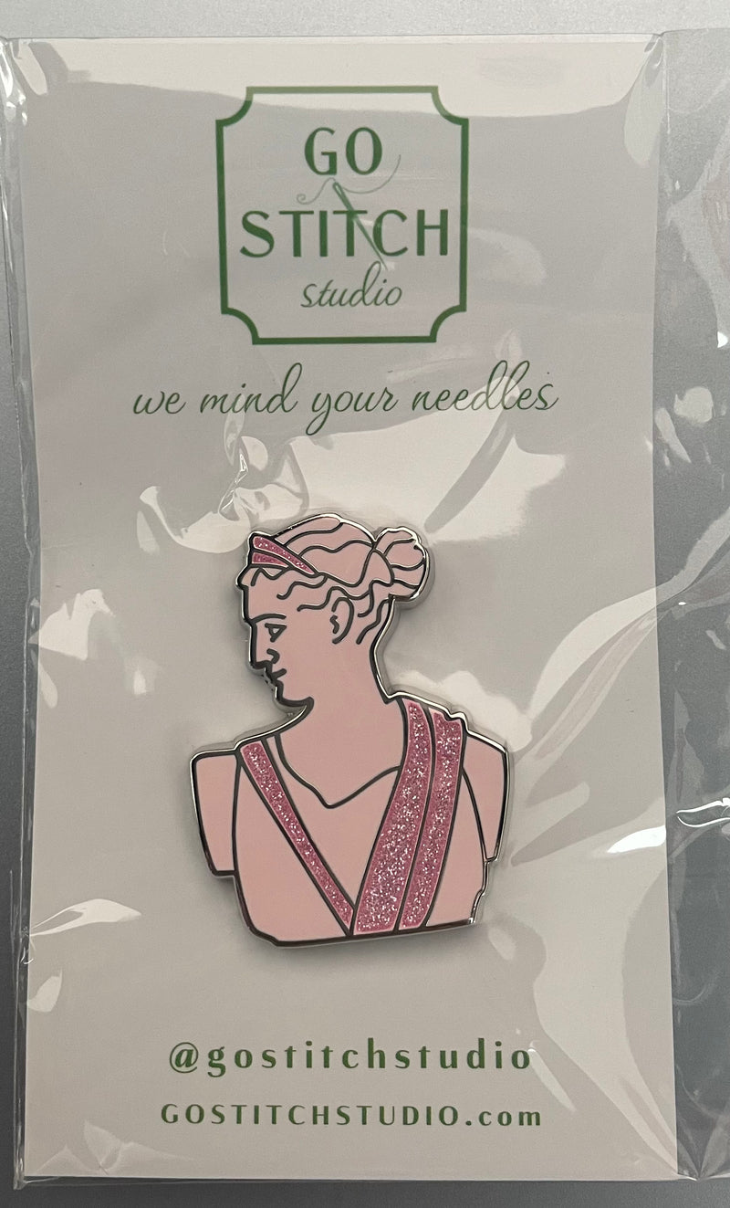 Pink Greek Statue