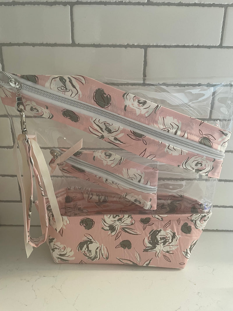Stand-up Gusseted Project Bag with Bonus Pouch