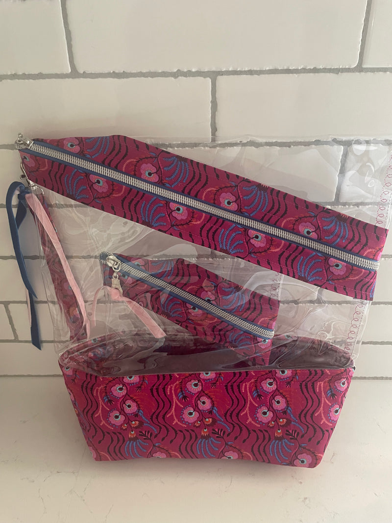 Stand-up Gusseted Project Bag with Bonus Pouch
