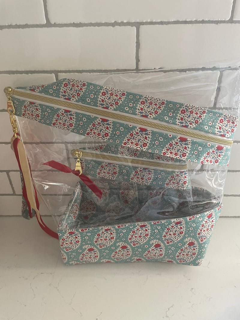 Stand-up Gusseted Project Bag with Bonus Pouch