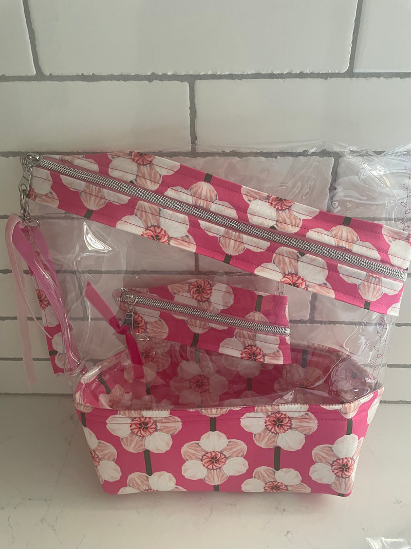 Stand-up Gusseted Project Bag with Bonus Pouch