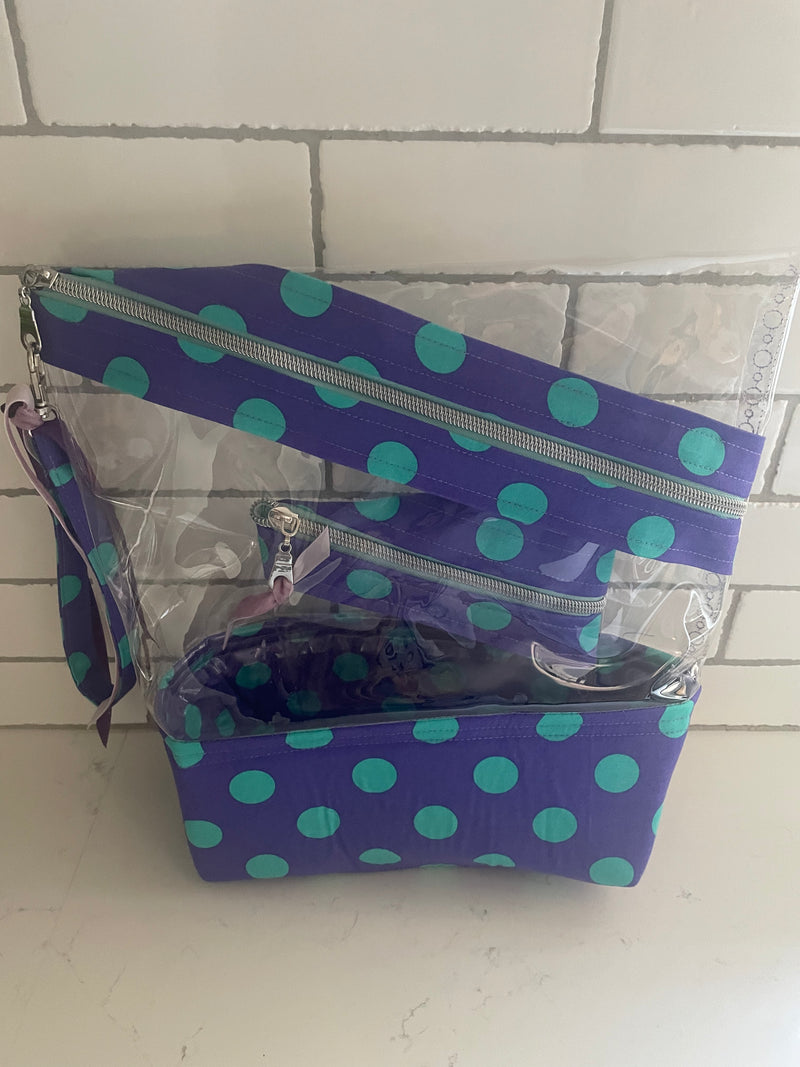 Stand-up Gusseted Project Bag with Bonus Pouch