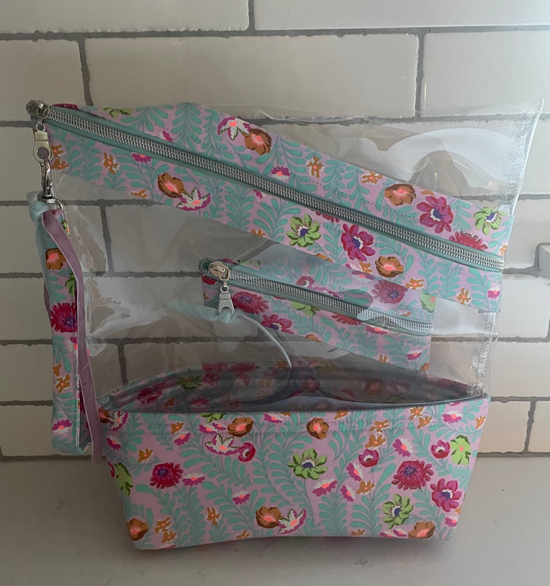 Stand-up Gusseted Project Bag with Bonus Pouch