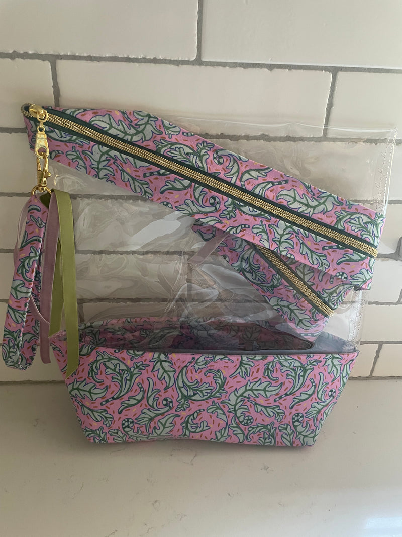 Stand-up Gusseted Project Bag with Bonus Pouch