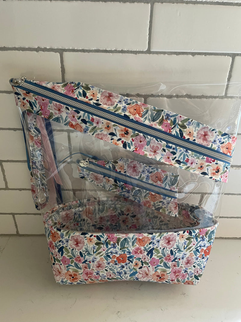 Stand-up Gusseted Project Bag with Bonus Pouch