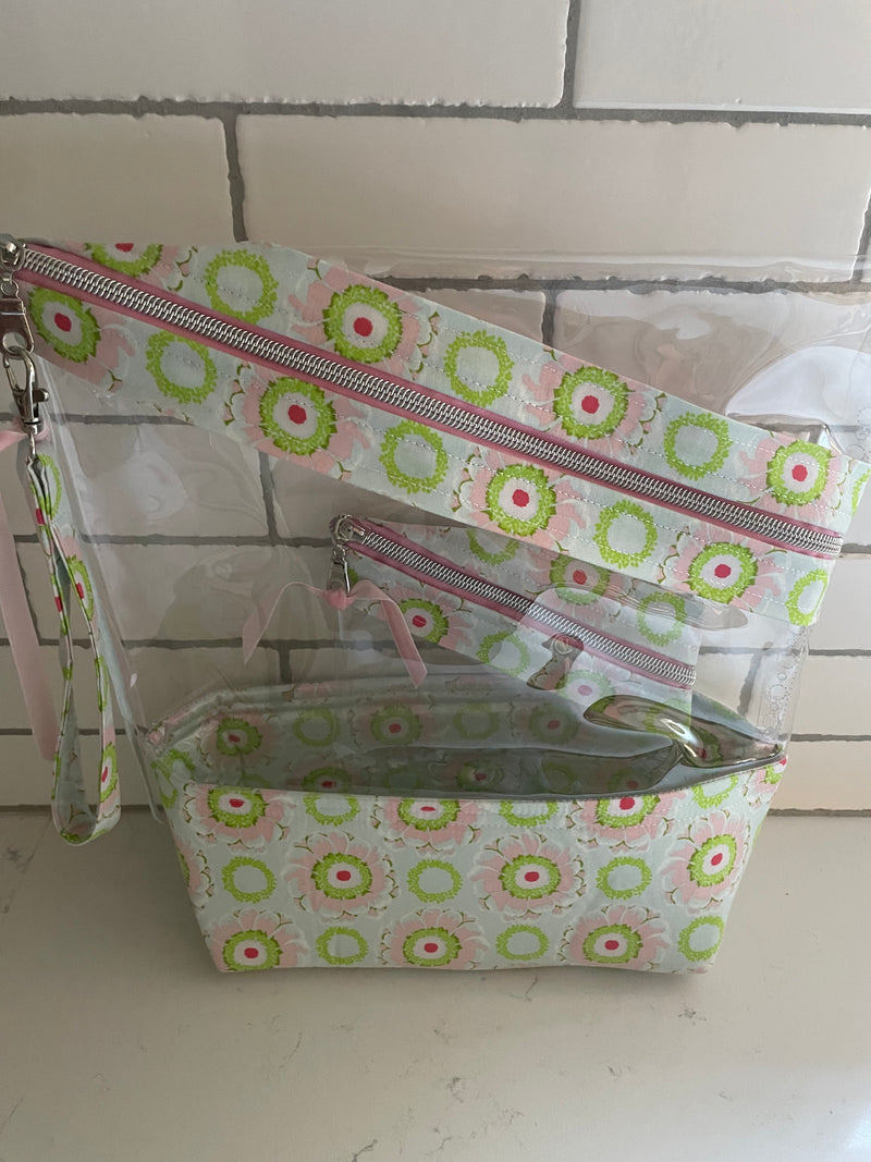 Stand-up Gusseted Project Bag with Bonus Pouch