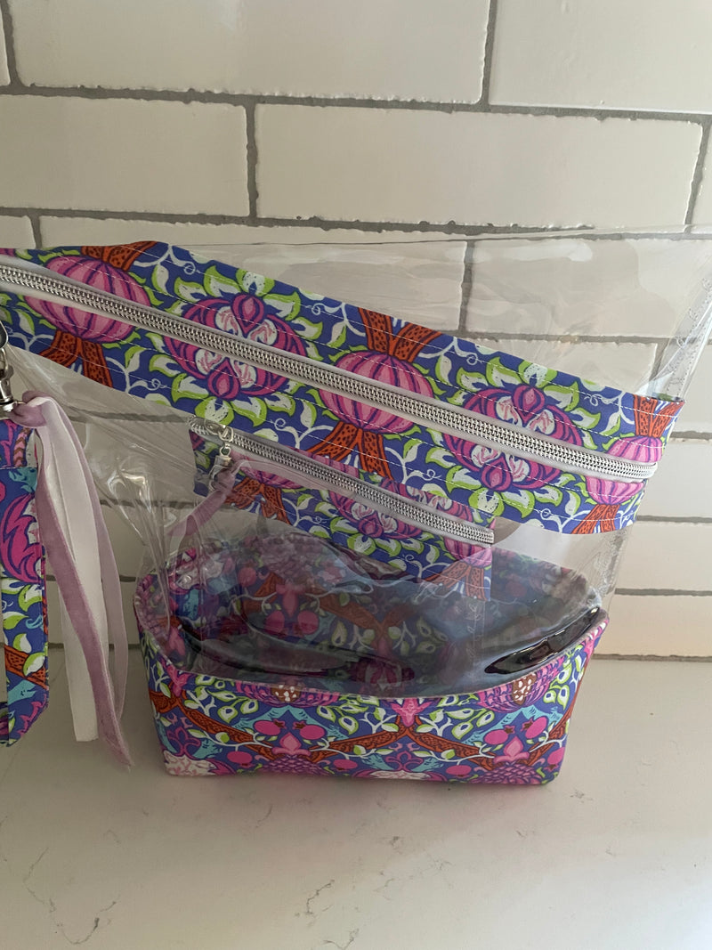 Stand-up Gusseted Project Bag with Bonus Pouch