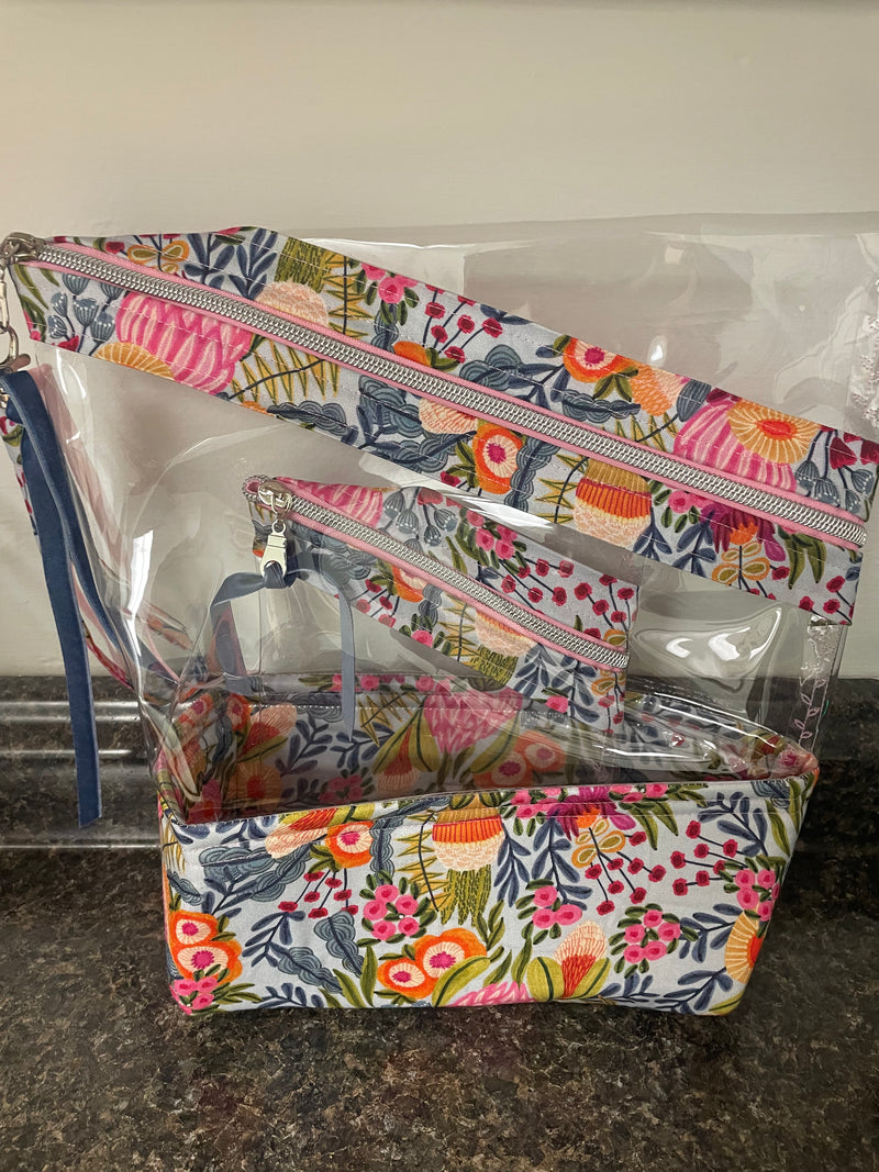 Stand-up Gusseted Project Bag with Bonus Pouch