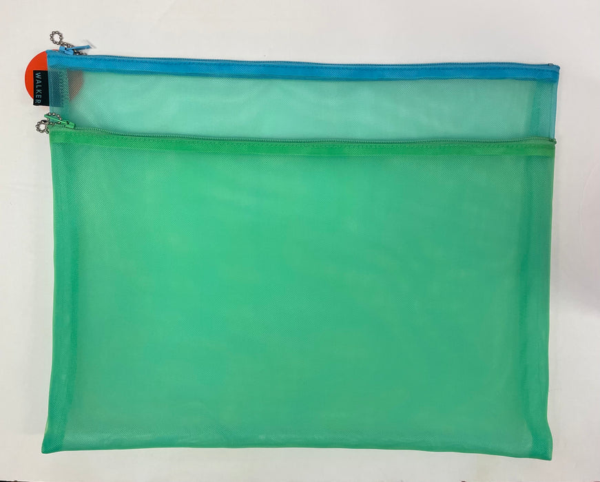 Double Zipper Bag - 11" x 14"