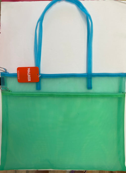 Double Zipper Bag  with handles - 11" x 14"