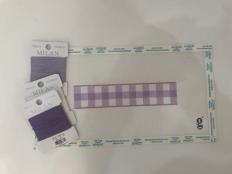 Gingham Fob - Lavender Kit