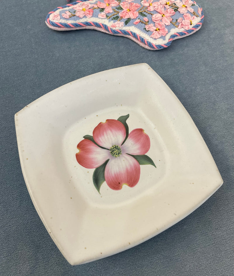Dogwood Pottery Trinket Tray