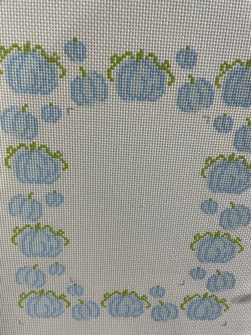 blue pumpkin frame