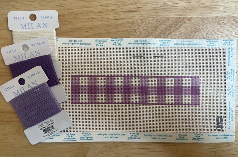Gingham Fob - Purple Kit