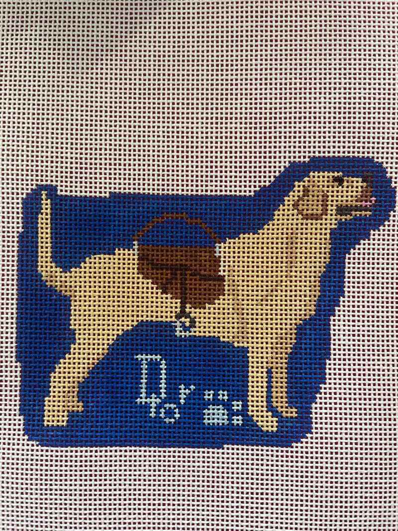 Labrador with D Saddle Purse